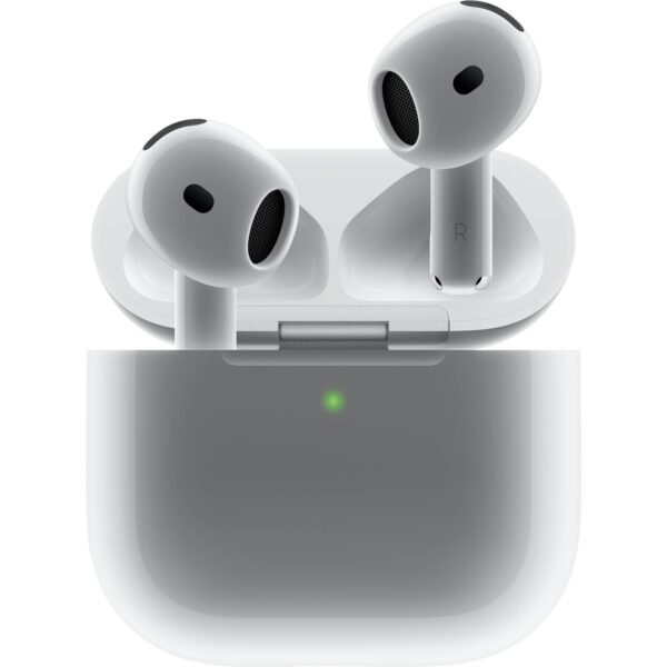 Apple AirPods 4 AirPods Bluetooth® (1075101) Stereo White Noise cancelling Charging case, Sweat-resistant